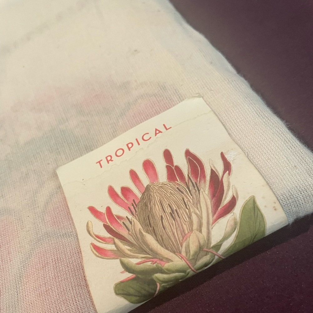 Cavallini & Co. Vintage Tea Towel - Tropical Plants Pattern BRAND NEW NWT - Picture 8 of 11